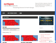 Tablet Screenshot of northgawx.com